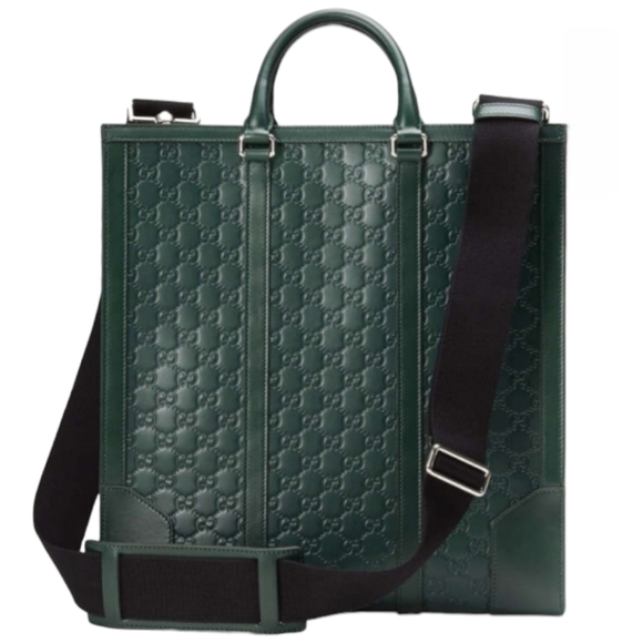 Gucci Guccissima Large Leather Tote / Crossbody Bag - Picture 2 of 13